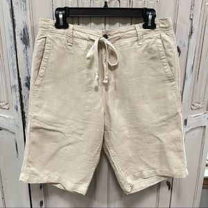 Lucky Brand California Original Cream Bermuda Shorts Size 29